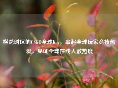 横跨时区的CSGO全球Key，串起全球玩家竞技热爱，见证全球在线人数热度