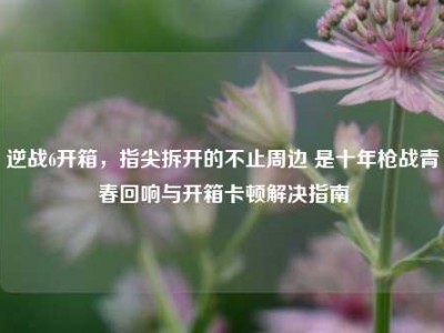 逆战6开箱，指尖拆开的不止周边 是十年枪战青春回响与开箱卡顿解决指南