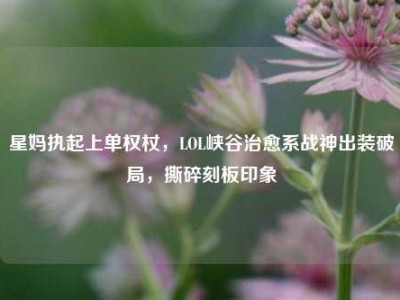 星妈执起上单权杖，LOL峡谷治愈系战神出装破局，撕碎刻板印象