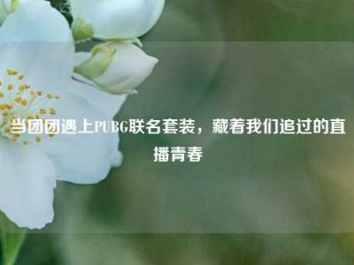当团团遇上PUBG联名套装，藏着我们追过的直播青春