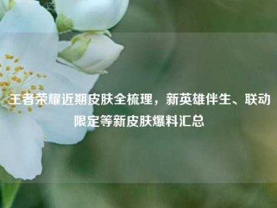 王者荣耀近期皮肤全梳理，新英雄伴生、联动限定等新皮肤爆料汇总