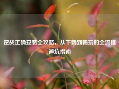 逆战正确安装全攻略，从下载到畅玩的全流程避坑指南
