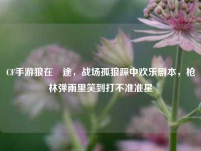 CF手游狼在囧途，战场孤狼踩中欢乐剧本，枪林弹雨里笑到打不准准星