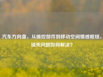 汽车方向盘，从操控部件到移动空间情感枢纽，锁死问题如何解决？