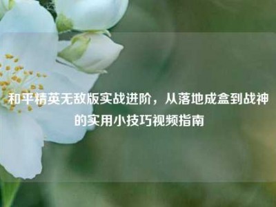 和平精英无敌版实战进阶，从落地成盒到战神的实用小技巧视频指南