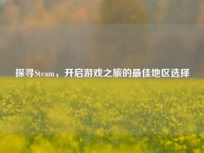 探寻Steam，开启游戏之旅的最佳地区选择