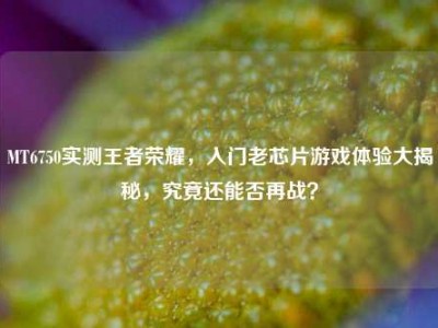 MT6750实测王者荣耀，入门老芯片游戏体验大揭秘，究竟还能否再战？