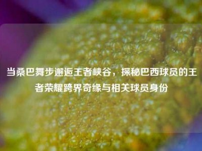 当桑巴舞步邂逅王者峡谷，探秘巴西球员的王者荣耀跨界奇缘与相关球员身份
