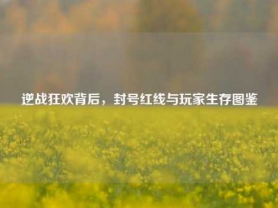 逆战狂欢背后，封号红线与玩家生存图鉴