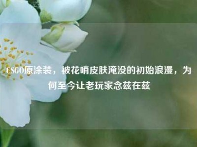 CSGO原涂装，被花哨皮肤淹没的初始浪漫，为何至今让老玩家念兹在兹