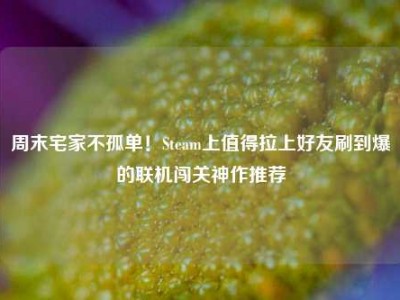 周末宅家不孤单！Steam上值得拉上好友刷到爆的联机闯关神作推荐