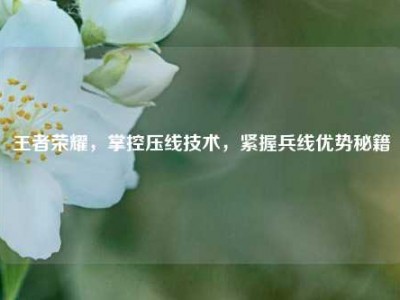王者荣耀，掌控压线技术，紧握兵线优势秘籍