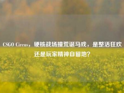 CSGO Circus，硬核战场撞荒诞马戏，是整活狂欢还是玩家精神自留地？