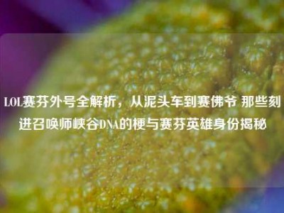 LOL赛芬外号全解析，从泥头车到赛佛爷 那些刻进召唤师峡谷DNA的梗与赛芬英雄身份揭秘