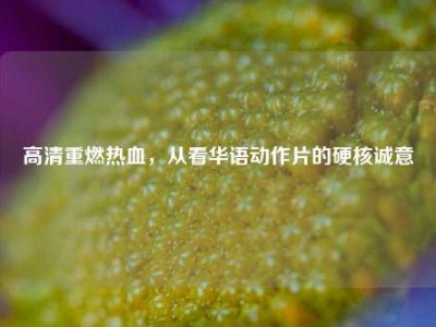 高清重燃热血，从看华语动作片的硬核诚意