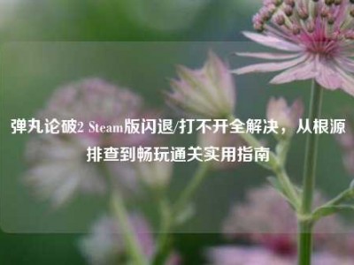 弹丸论破2 Steam版闪退/打不开全解决，从根源排查到畅玩通关实用指南