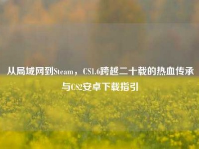 从局域网到Steam，CS1.6跨越二十载的热血传承与CS2安卓下载指引
