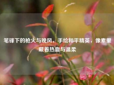 笔锋下的枪火与晚风，手绘和平精英，像素里藏着热血与温柔