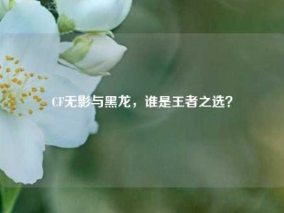 CF无影与黑龙，谁是王者之选？
