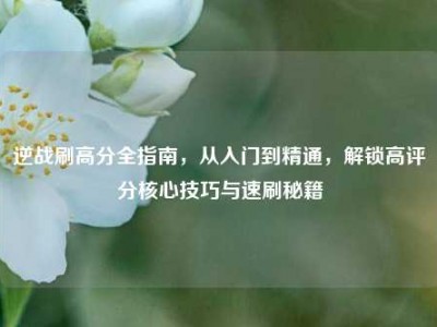 逆战刷高分全指南，从入门到精通，解锁高评分核心技巧与速刷秘籍
