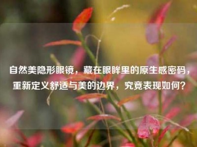 自然美隐形眼镜，藏在眼眸里的原生感密码，重新定义舒适与美的边界，究竟表现如何？