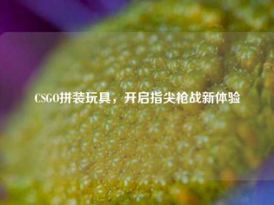 CSGO拼装玩具，开启指尖枪战新体验