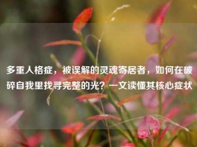 多重人格症，被误解的灵魂寄居者，如何在破碎自我里找寻完整的光？一文读懂其核心症状