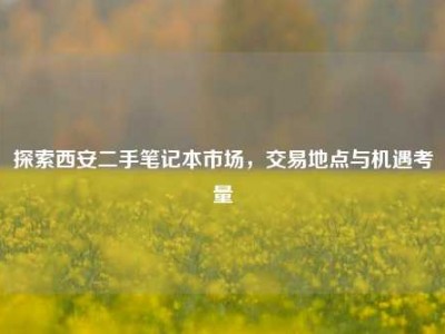 探索西安二手笔记本市场，交易地点与机遇考量