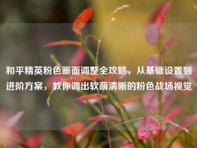 和平精英粉色画面调整全攻略，从基础设置到进阶方案，教你调出软萌清晰的粉色战场视觉