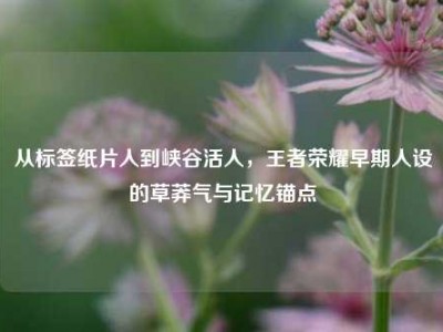 从标签纸片人到峡谷活人，王者荣耀早期人设的草莽气与记忆锚点