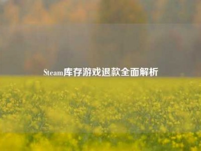Steam库存游戏退款全面解析
