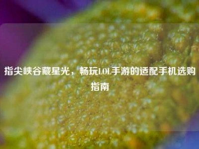 指尖峡谷藏星光，畅玩LOL手游的适配手机选购指南
