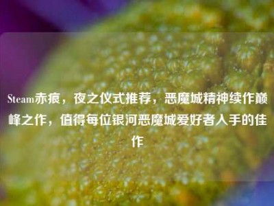 Steam赤痕，夜之仪式推荐，恶魔城精神续作巅峰之作，值得每位银河恶魔城爱好者入手的佳作