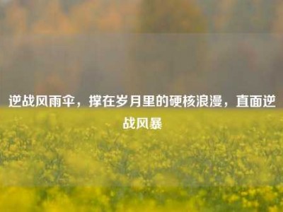 逆战风雨伞，撑在岁月里的硬核浪漫，直面逆战风暴