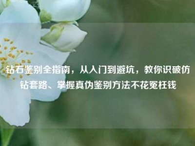 钻石鉴别全指南，从入门到避坑，教你识破仿钻套路、掌握真伪鉴别方法不花冤枉钱