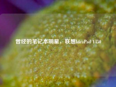 曾经的笔记本明星，联想IdeaPad Y450
