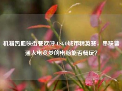 机箱热血映街巷欢呼 CSGO城市精英赛，串联普通人电竞梦的电脑能否畅玩？