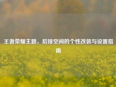 王者荣耀主题，后排空间的个性改装与设置指南
