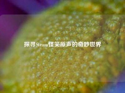 探寻Steam怪笑原声的奇妙世界