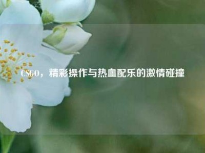 CSGO，精彩操作与热血配乐的激情碰撞