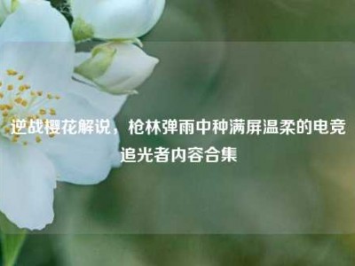 逆战樱花解说，枪林弹雨中种满屏温柔的电竞追光者内容合集