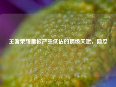 王者荣耀里被严重低估的顶级天赋，隐忍