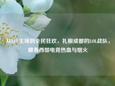 从LPL主场到全民狂欢，扎根成都的LOL战队，藏着西部电竞热血与烟火