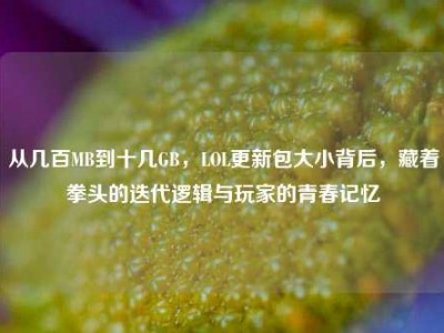 从几百MB到十几GB，LOL更新包大小背后，藏着拳头的迭代逻辑与玩家的青春记忆