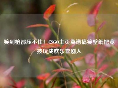 笑到枪都压不住！CSGO主页离谱搞笑壁纸把竞技玩成欢乐喜剧人