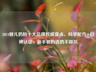 2024婴儿奶粉十大品牌权威盘点，科学配方+口碑认证，新手爸妈选奶不踩坑
