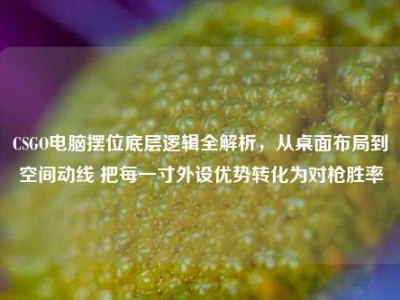 CSGO电脑摆位底层逻辑全解析，从桌面布局到空间动线 把每一寸外设优势转化为对枪胜率