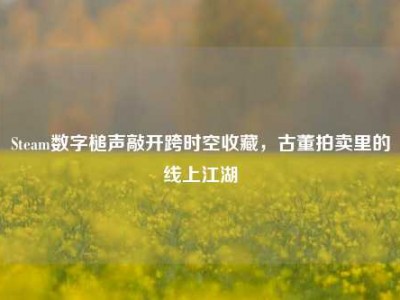 Steam数字槌声敲开跨时空收藏，古董拍卖里的线上江湖
