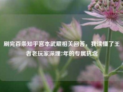 刷完百条知乎宫本武藏相关回答，我读懂了王者老玩家深埋7年的专属执念