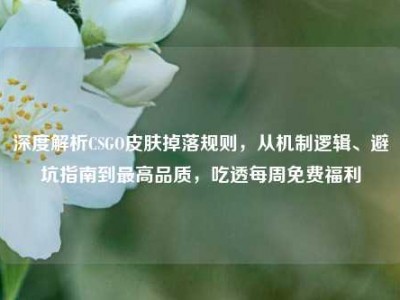 深度解析CSGO皮肤掉落规则，从机制逻辑、避坑指南到最高品质，吃透每周免费福利